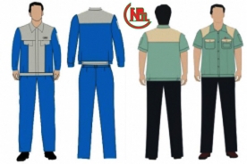 Quần áo kỹ sư phối màu